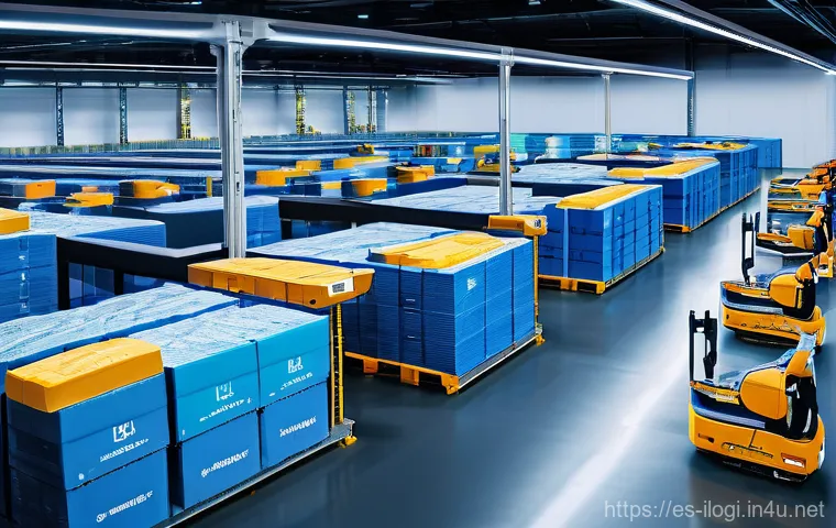 국제물류사 연봉 실태와 평균 비교 - A vibrant, professional scene depicting a modern logistics office. In the foreground, a diverse team...
